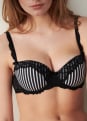 Soutien-gorge balconnet rembourr  armatures 