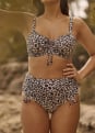 Culotte de bain taille haute 