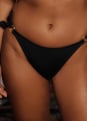 Bas de bikini taille basse  ficelles 