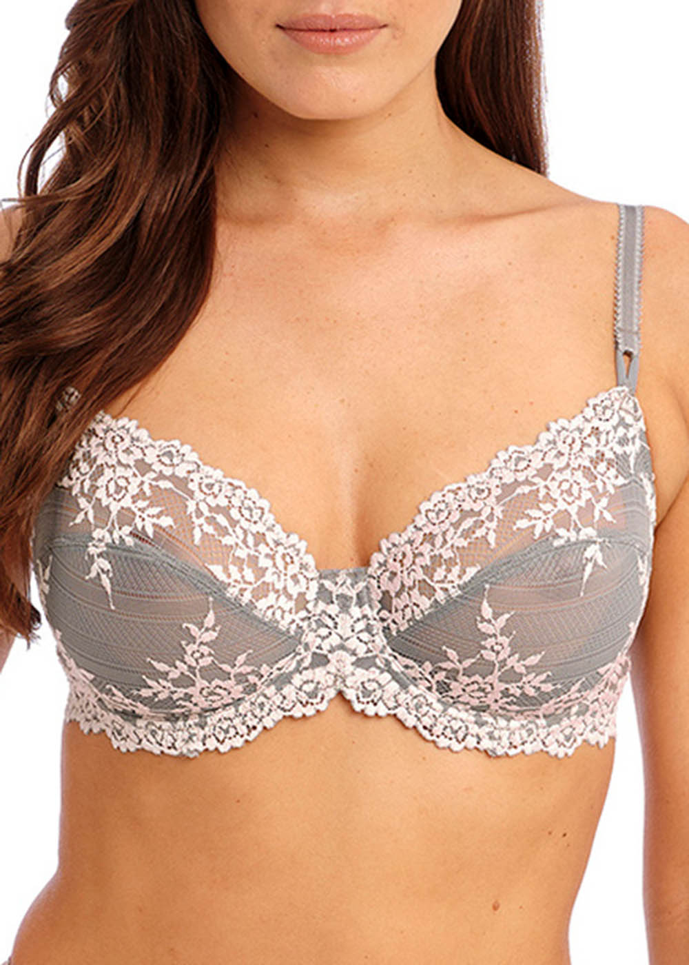 Soutien-gorge  Armatures Classique Wacoal Smoke / Crystal Pink