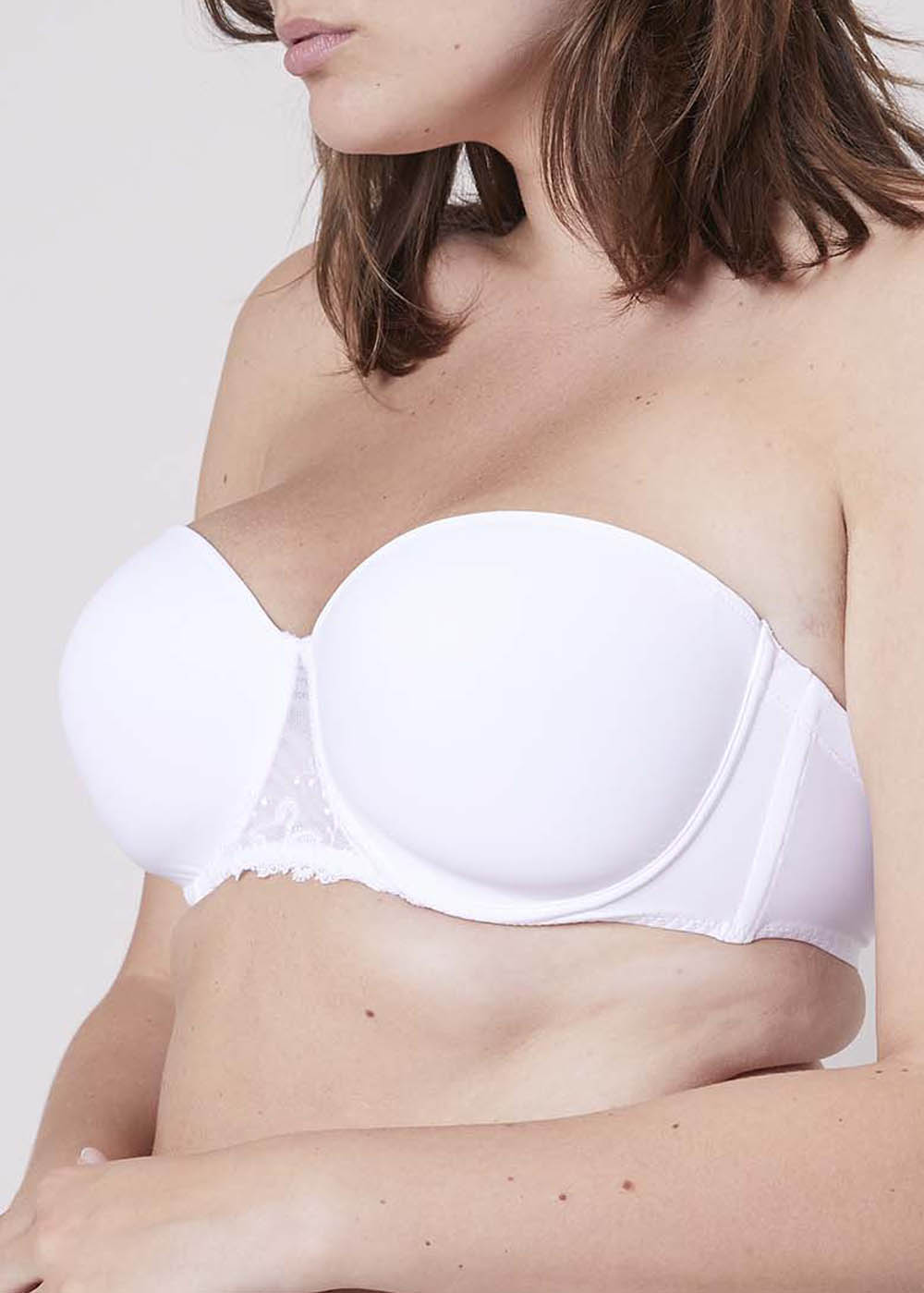 Soutien-gorge Bandeau Simone Prle Blanc