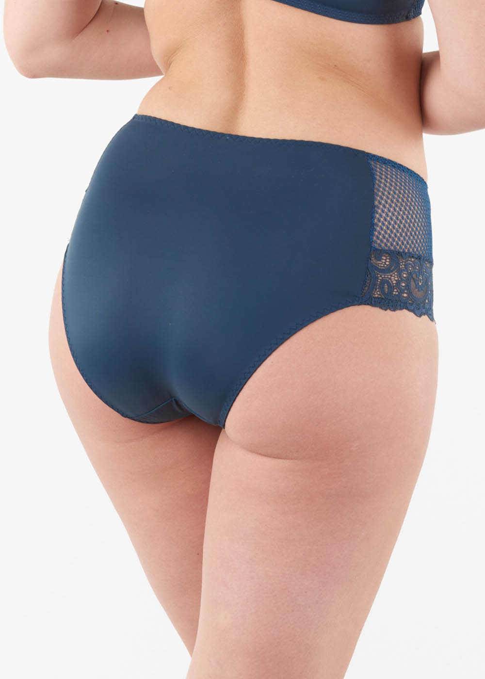 Culotte Taille Haute Maison Lejaby Nuit Bleue