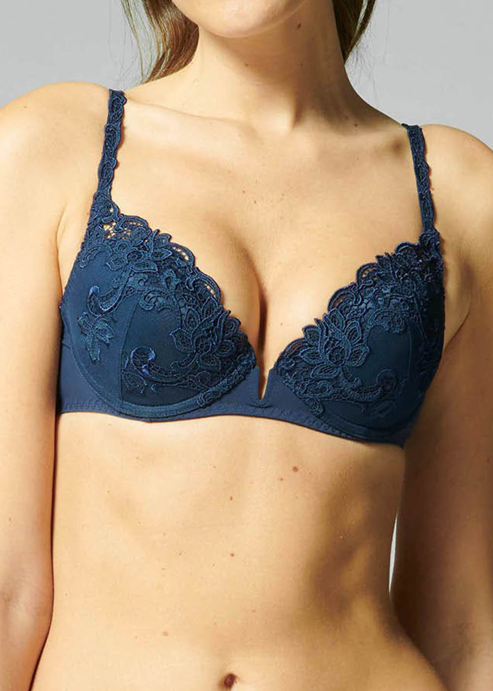 Soutien-gorge Push-up Simone Prle Bleu Infini