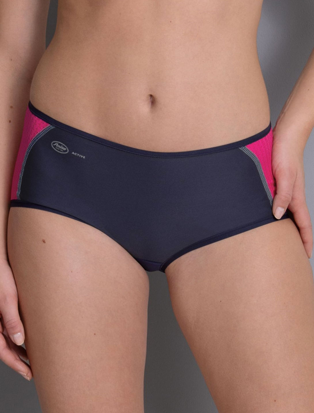 Short de Sport Anita Active Pink / Anthracite