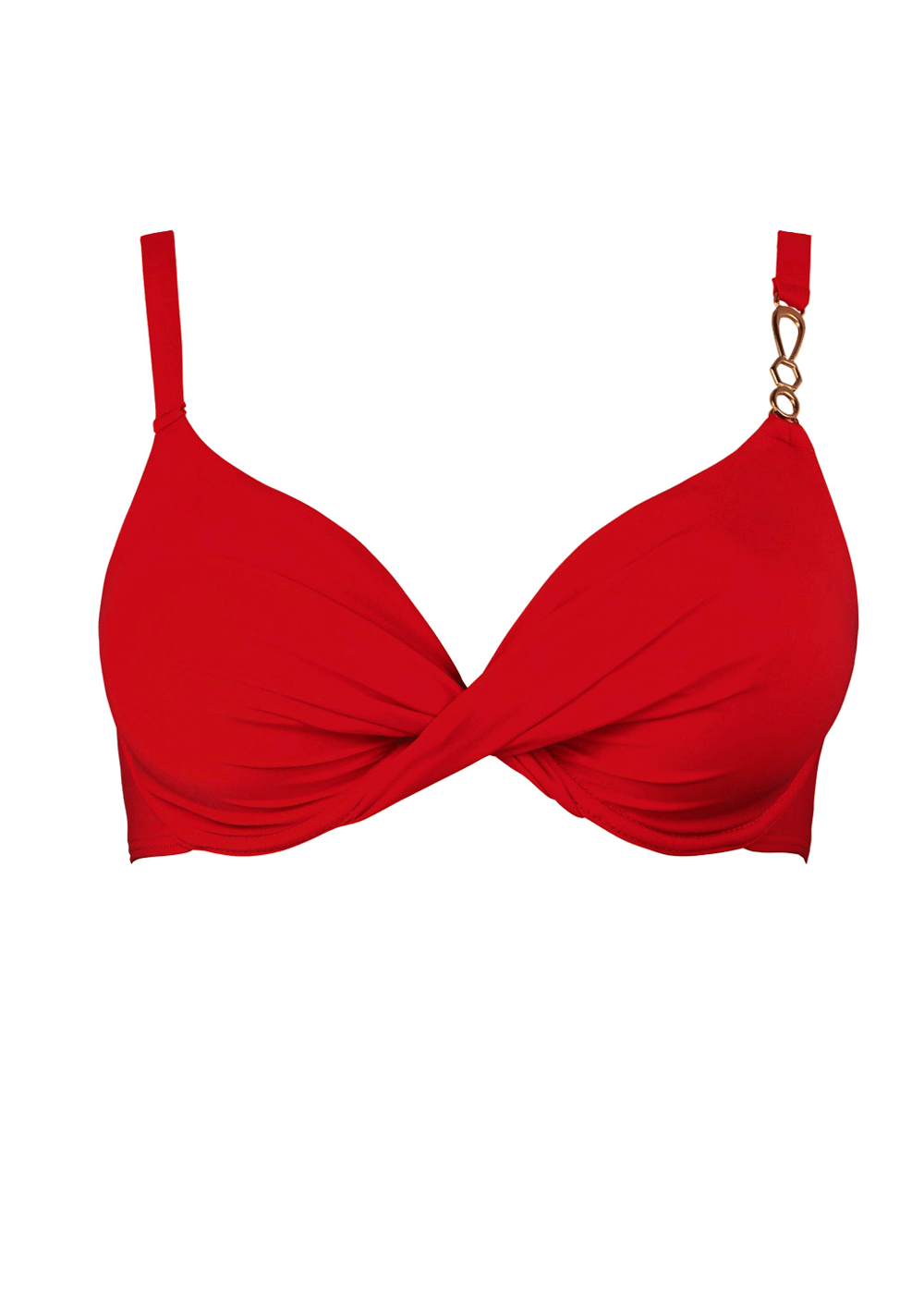 Soutien-gorge avec Armatures Maillots de Bain Simone Prle Rouge