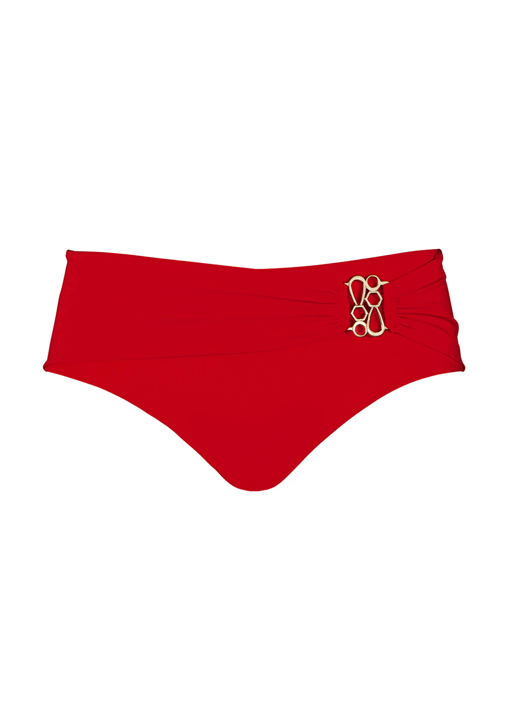 Culotte Taille Haute Maillots de Bain Simone Prle Rouge