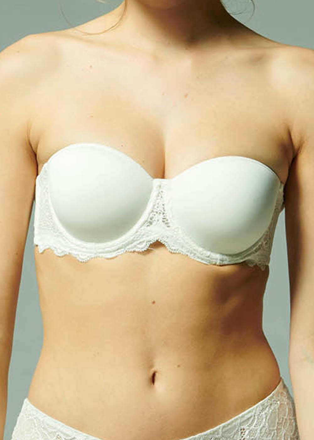 Soutien-gorge Bandeau avec Armatures Simone Prle Naturel