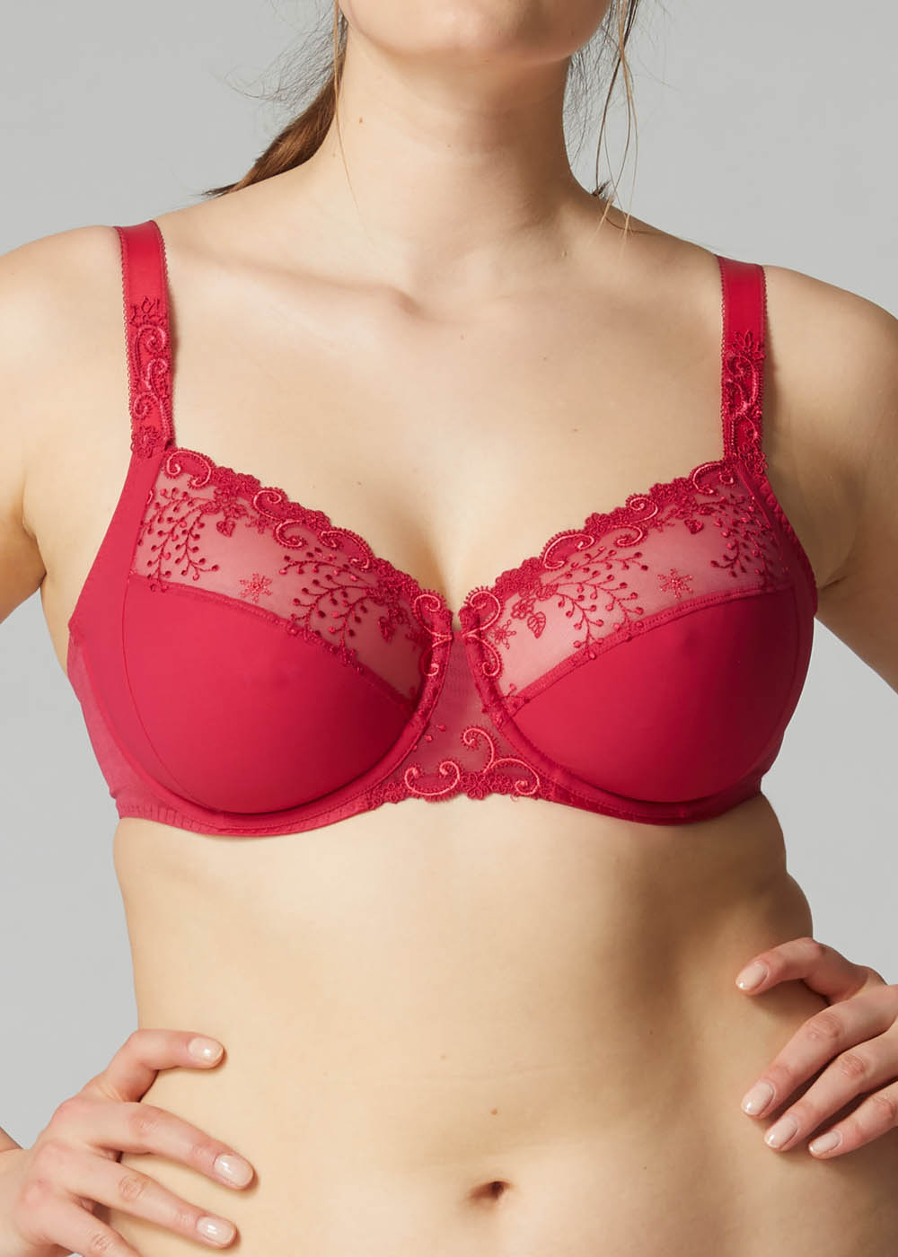 Soutien-gorge Bonnets Profonds Simone Prle Cranberry