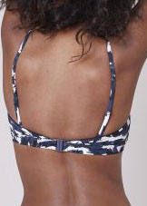 Soutien-gorge Bandeau Maillots de Bain Simone Prle Marine Atlantique