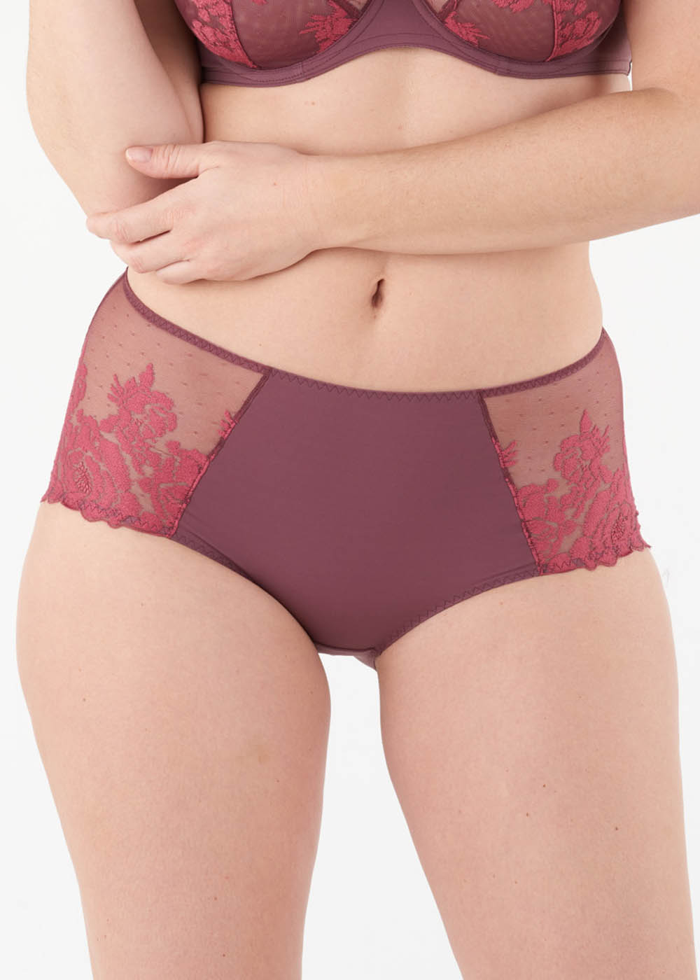 Culotte Maison Lejaby Burgundy