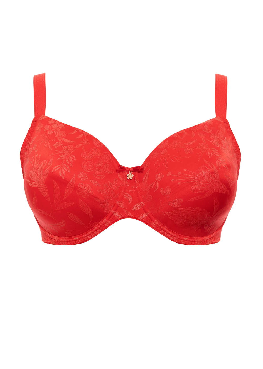 Soutien-gorge Rembourr Ulla Dessous Rouge Coquelicot