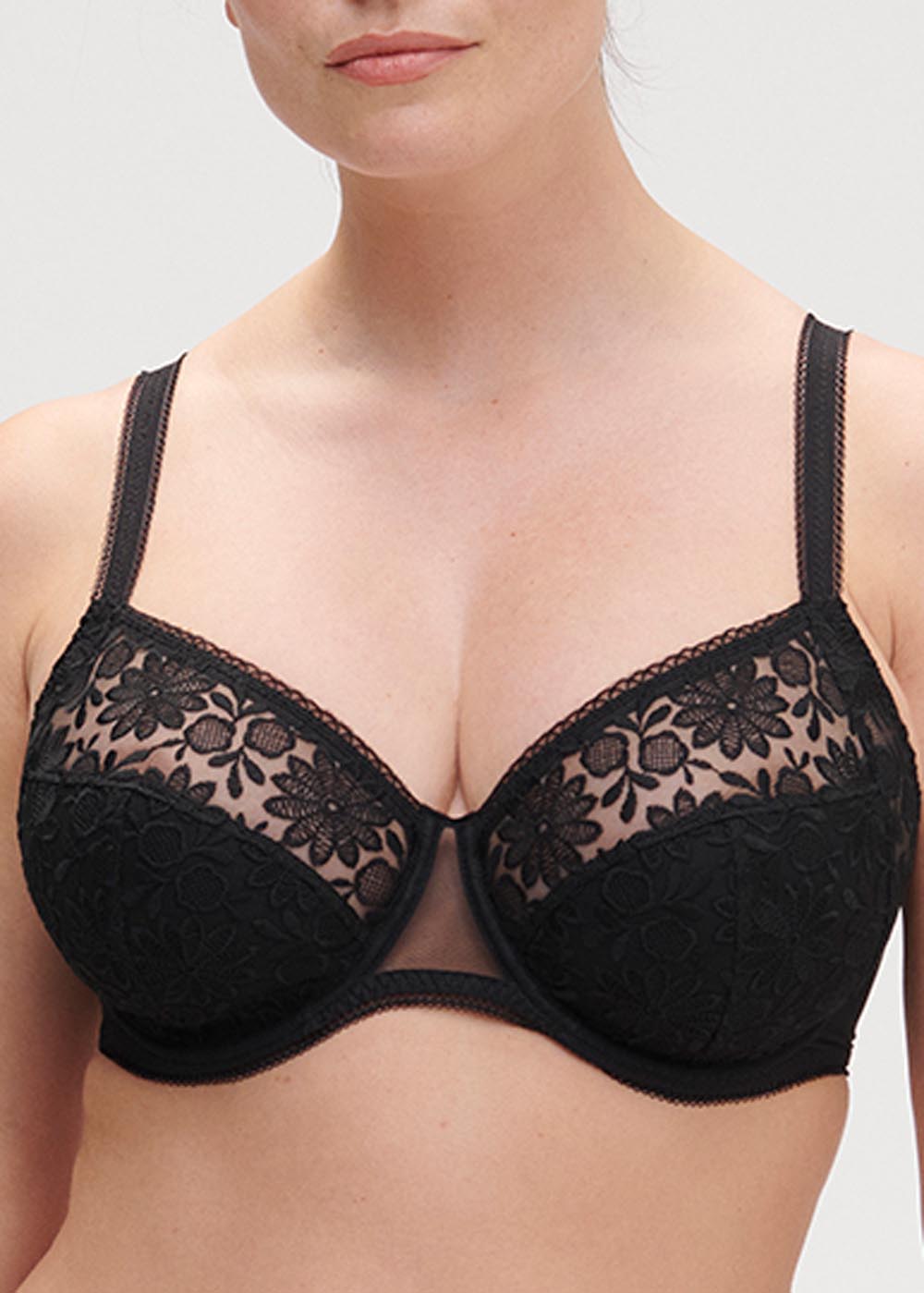 Soutien-gorge  armatures bonnets profonds Simone Prle Noir