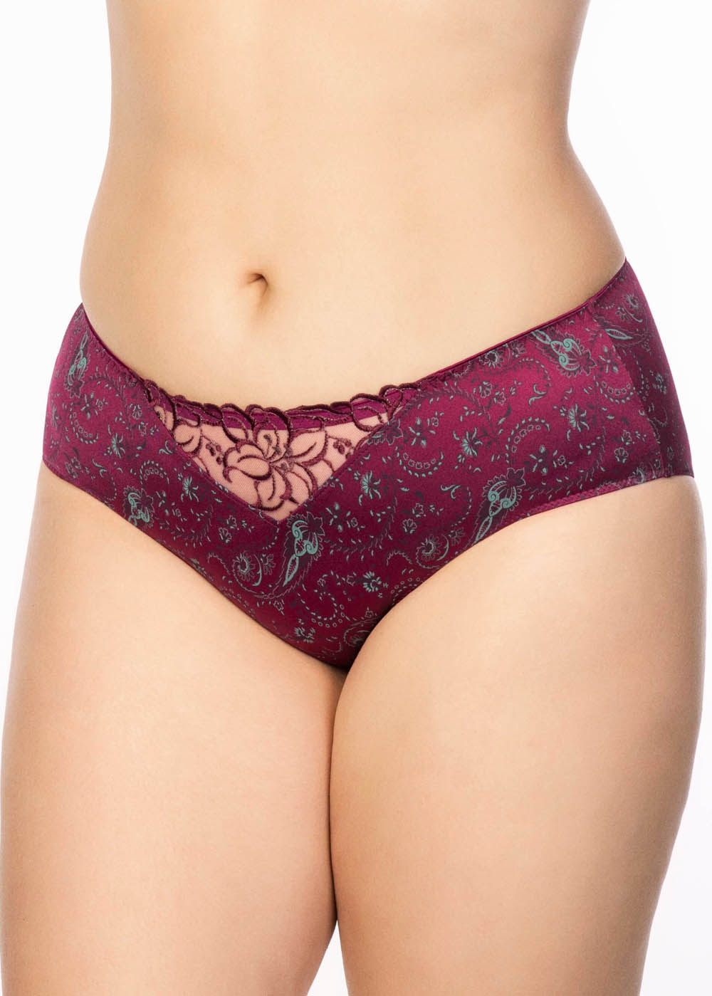 Shorty Ulla Dessous Bourgogne