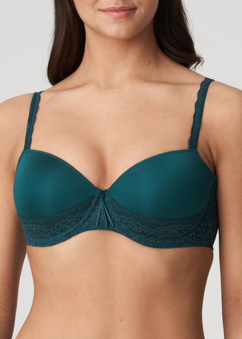 Soutien-gorge Rembourr Balconnet  Armatures Twist de Prima Donna Deep Teal