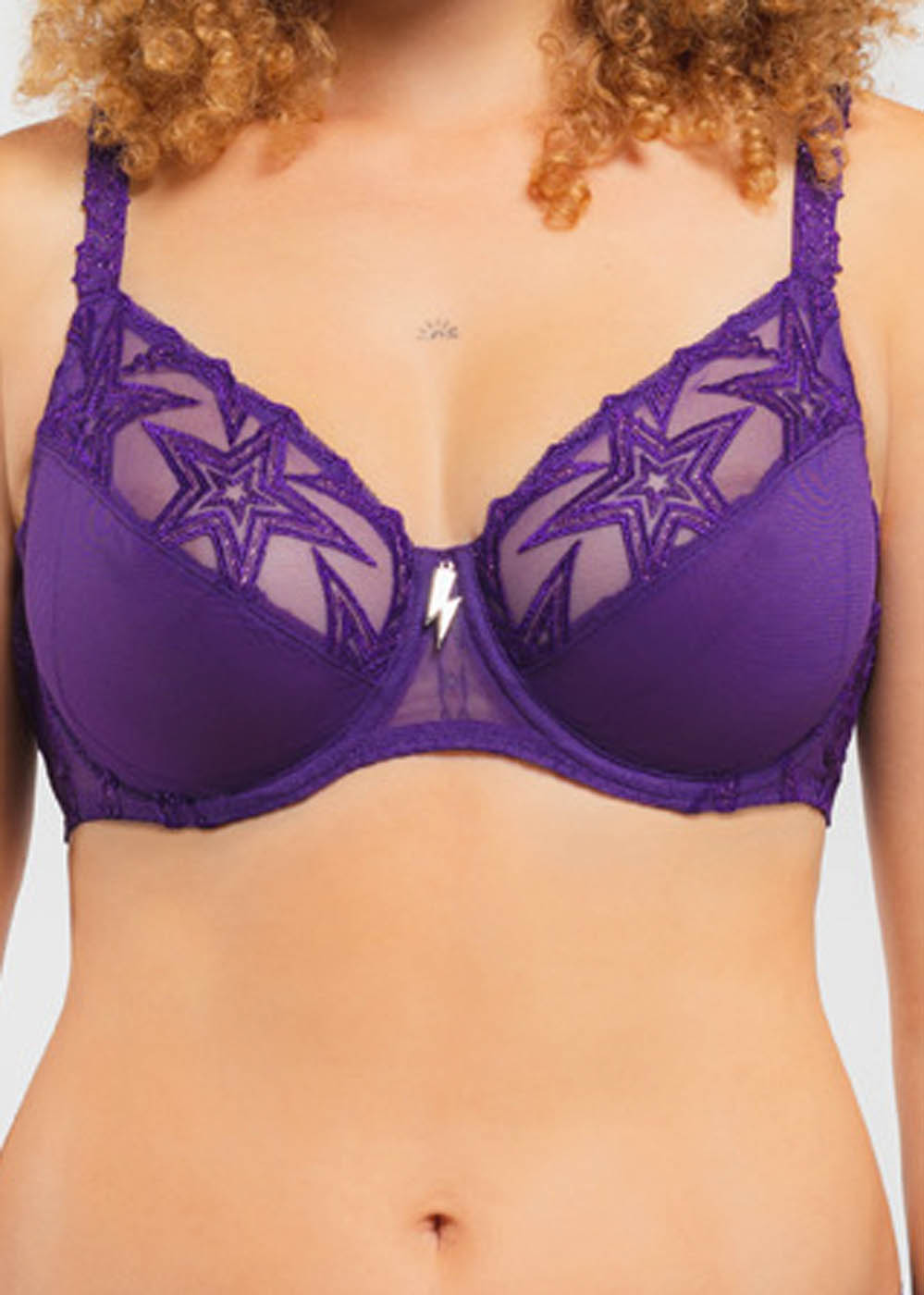 Soutien-gorge Emboitant avec Armatures Louisa Bracq Violet