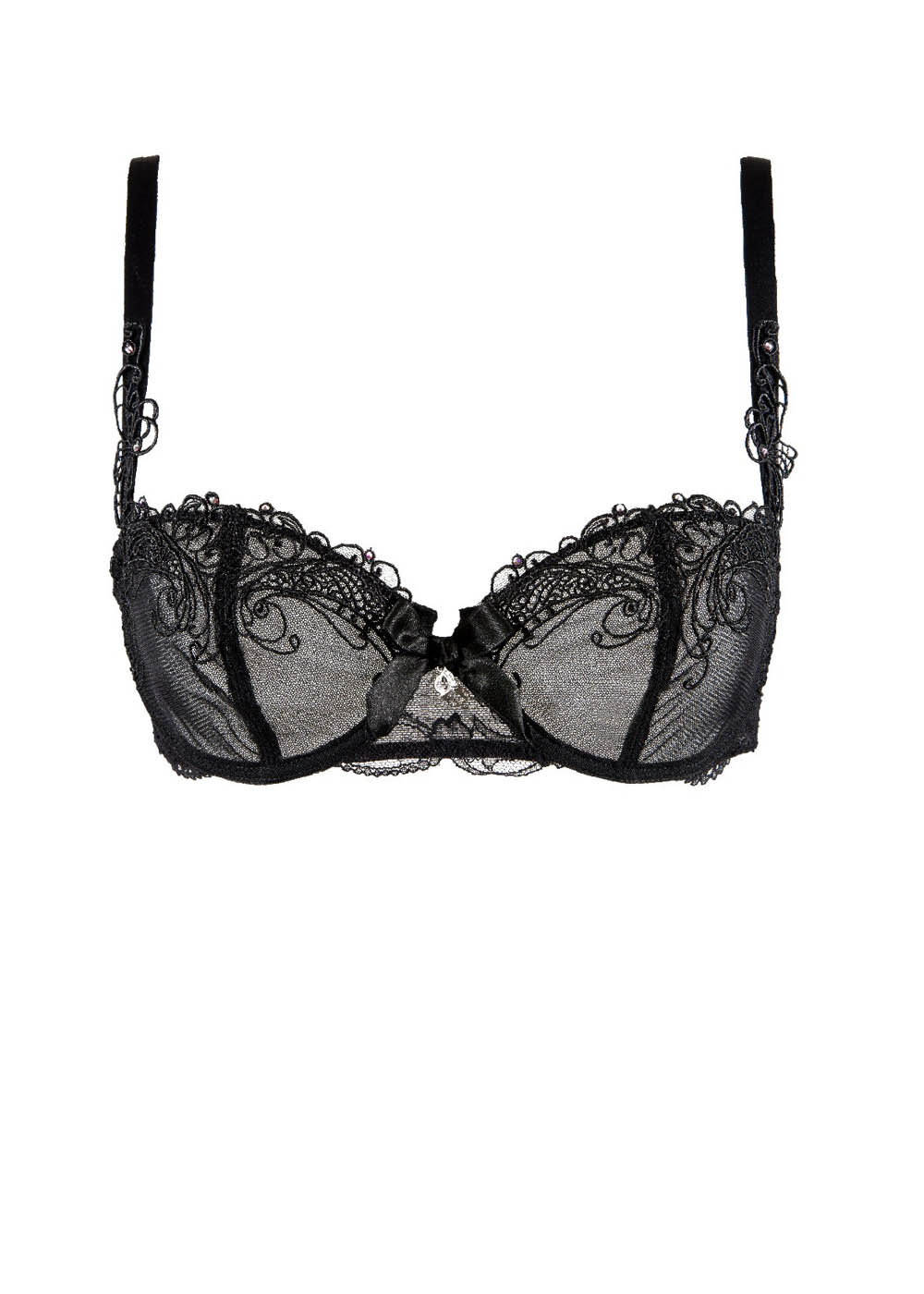 Soutien-gorge Balconnet avec Armatures Lise Charmel Noir Diamant