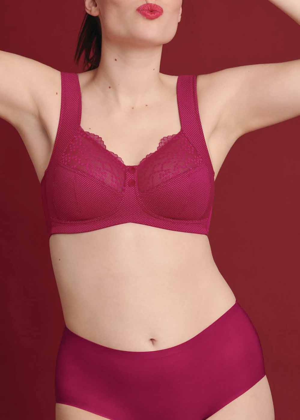 Soutien-gorge Allgement Sans Armatures Anita Since 1886 Cherry Red