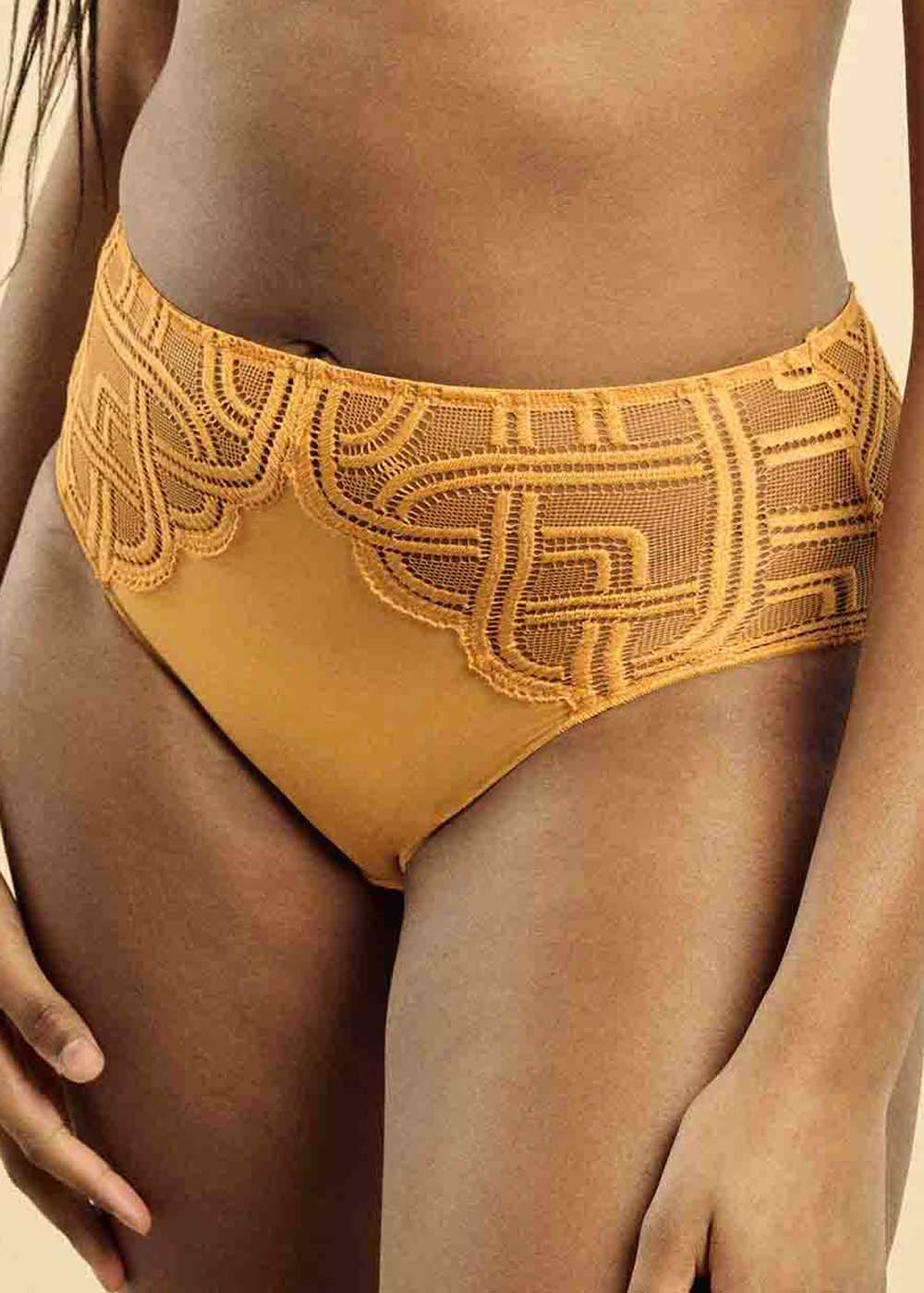 Culotte  Sans Complexe Jaune Ocre