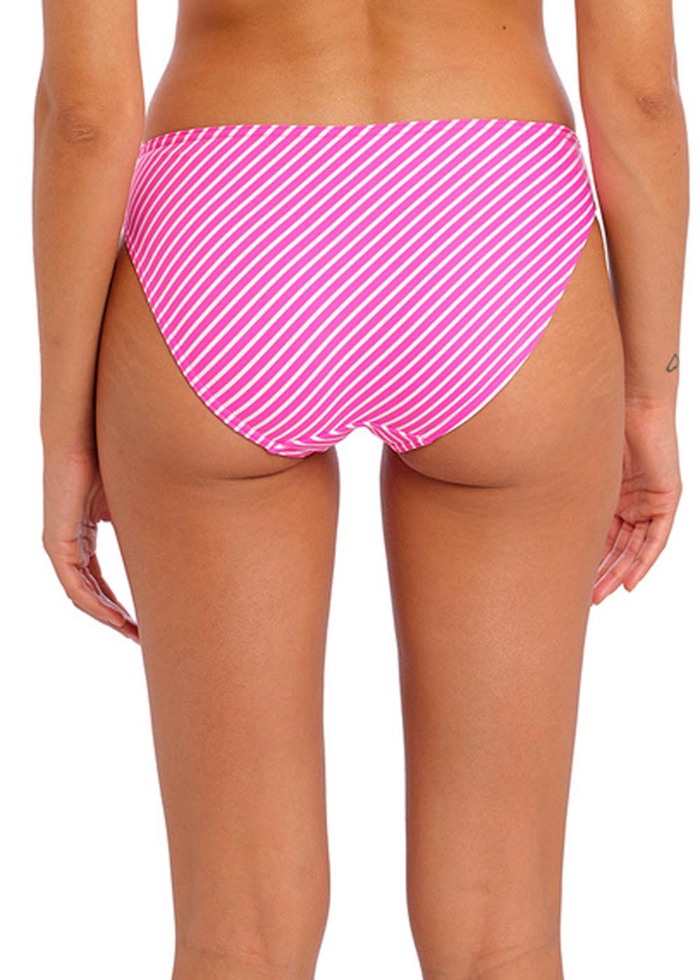Bikini Slip Maillots de Bain Freya  Stripe Raspberry