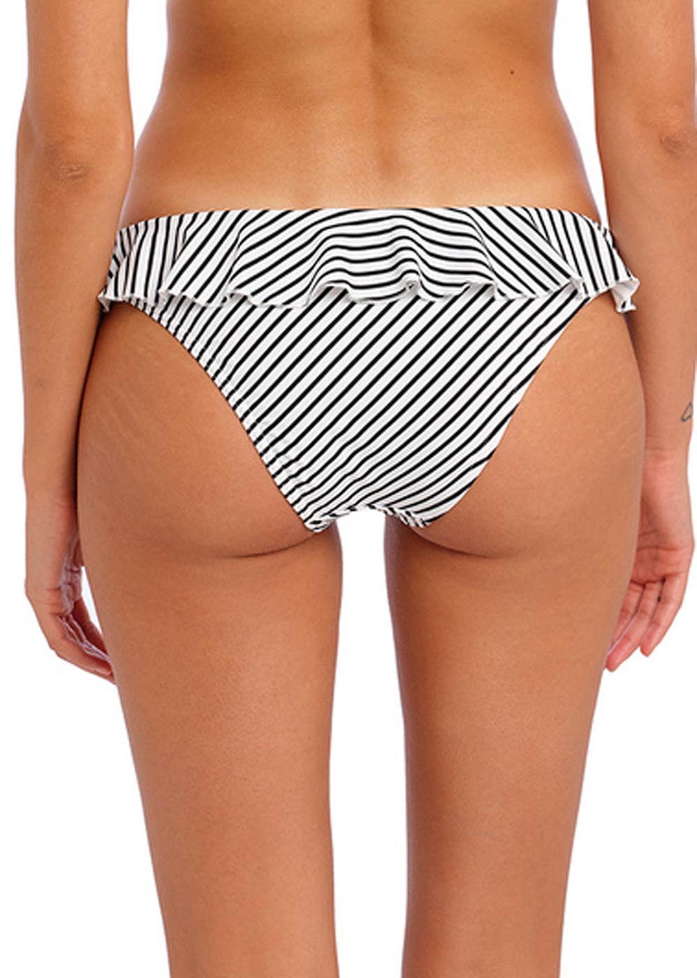 Bikini Slip  Volants Maillots de Bain Freya  Stripe Black