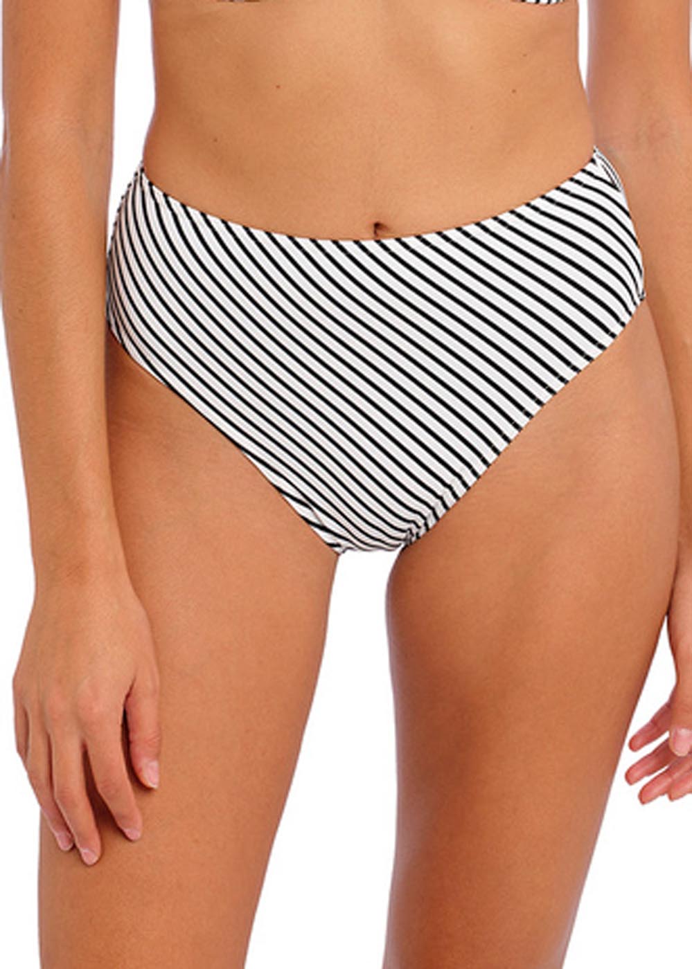 Bikini Culotte Taille Haute Maillots de Bain Freya  Stripe Black