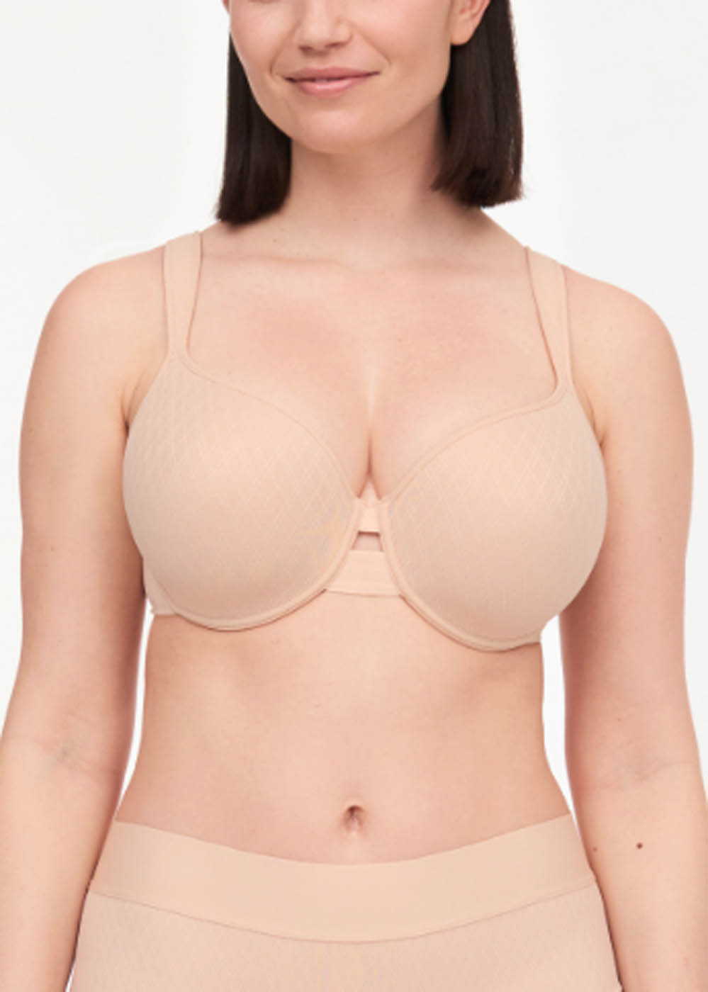 Soutien-gorge  Mmoire de Forme avec Coques et Armatures Chantelle Beige Dor