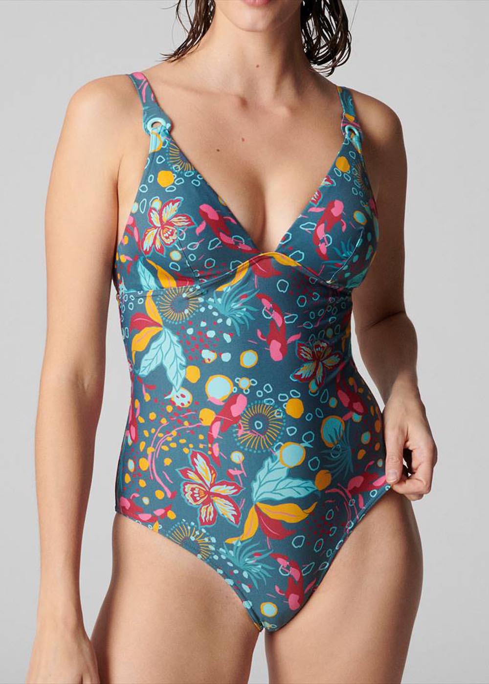 Maillot de Bain 1 Pice Maillots de Bain Simone Prle Vert Lagune