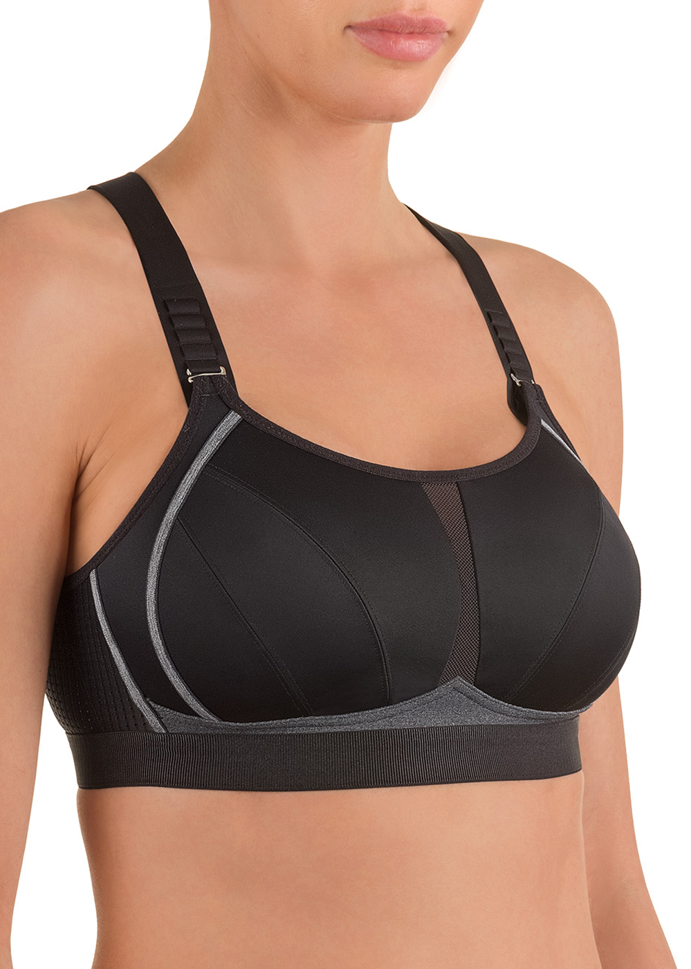 Soutien-gorge de Sport sans Armatures Conturelle Noir