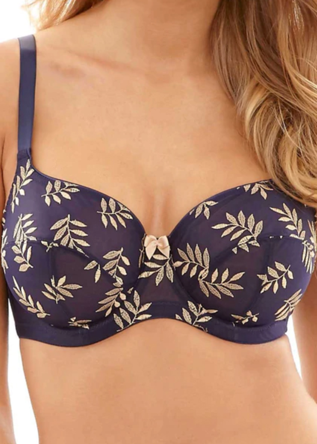 Soutien-gorge Balconnet  Armatures Panache Navy / Gold