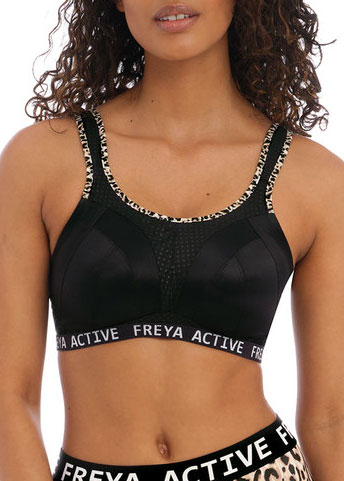 Soutien-gorge Sans Armatures Freya Active Leopard Black