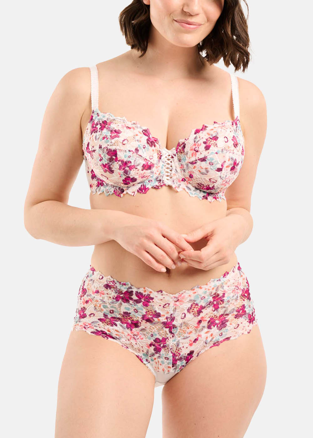 Culotte Sans Complexe Imprim Fleurs Rouge Perse