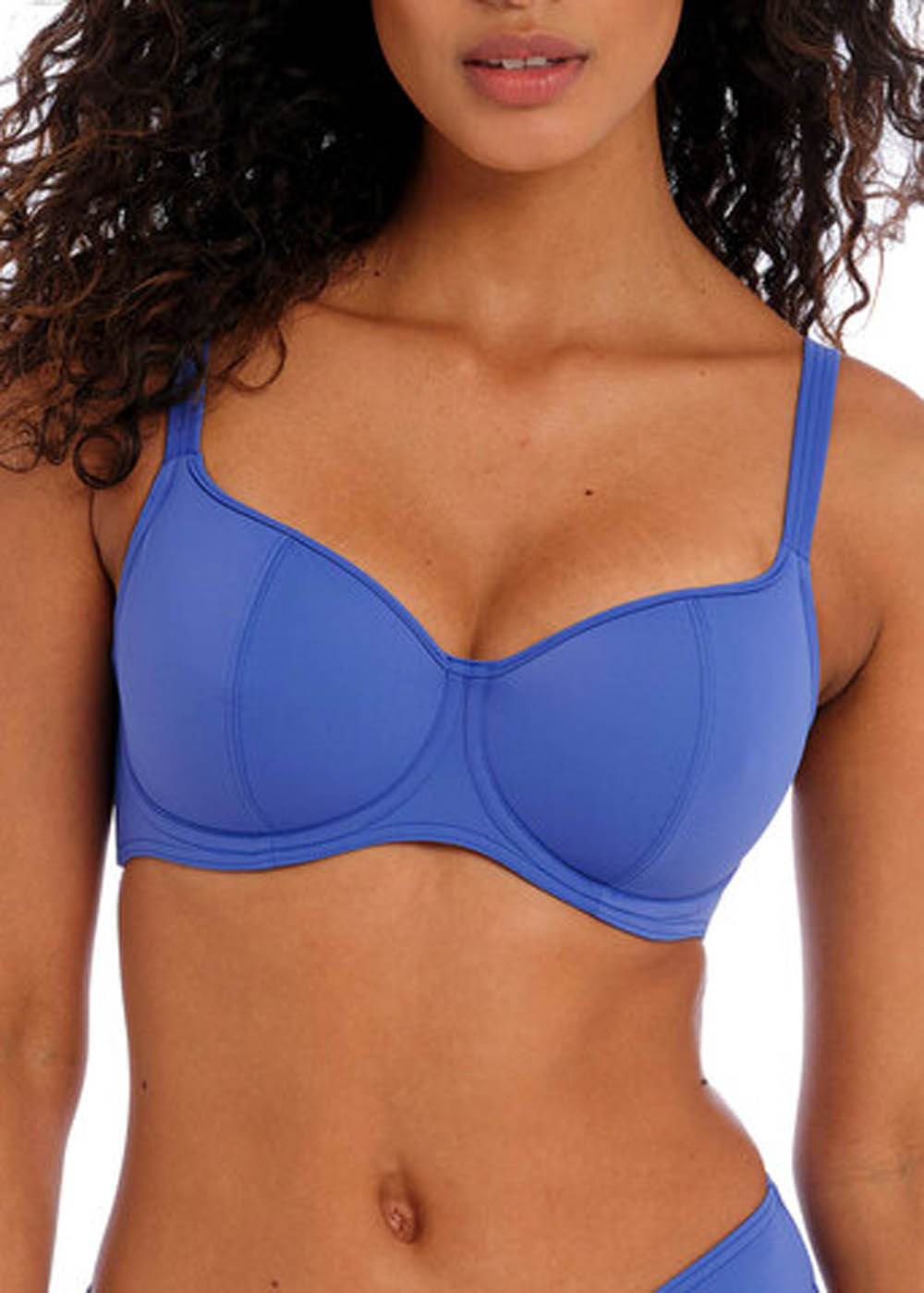 Haut de Bikini Armatures Forme Coeur Maillots de Bain Freya  Plain Azure