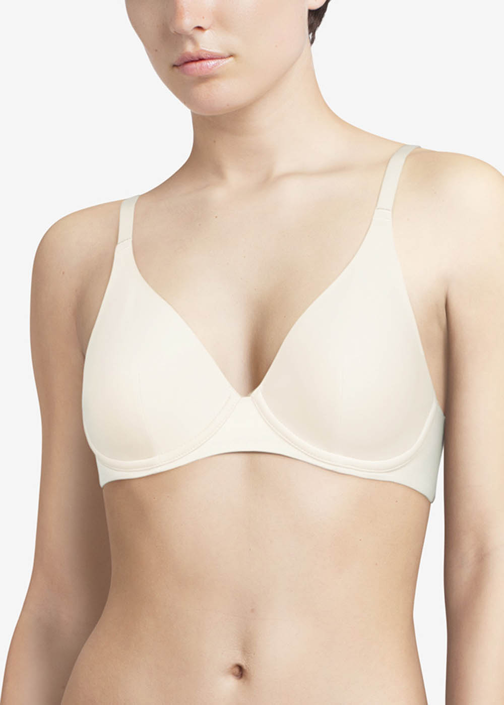 Soutien-gorge Enveloppant avec Armatures Chantelle Talc