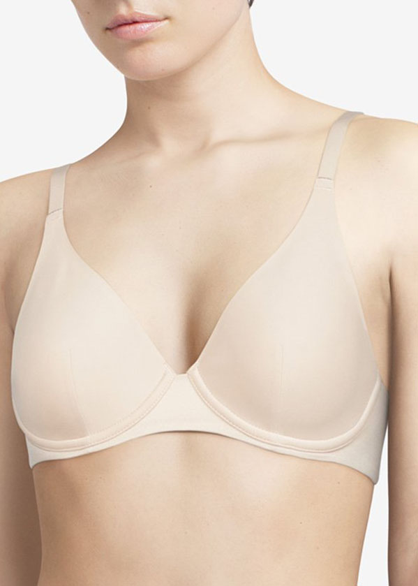 Soutien-gorge Enveloppant avec Armatures Chantelle Beige Dor