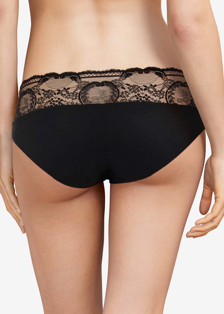 Lace - Shorty Flux Abondant Chantelle Noir