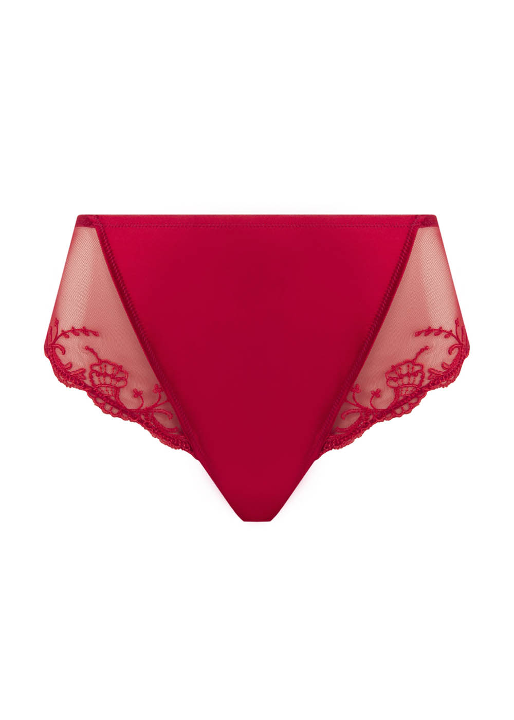 Slip Haut Lise Charmel Splendeur Rouge