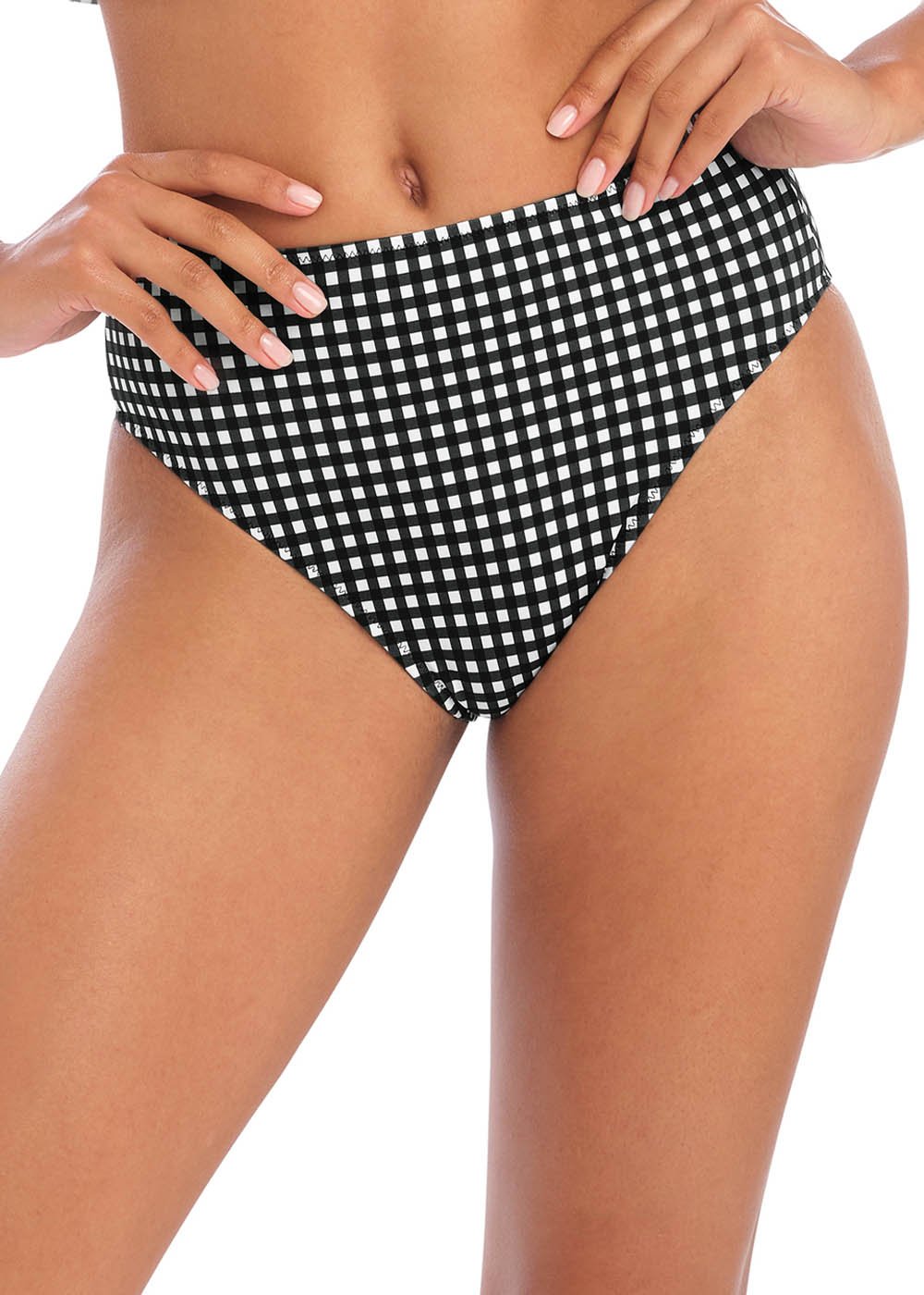 Slip Taille Haute Maillots de Bain Freya  Monochrome