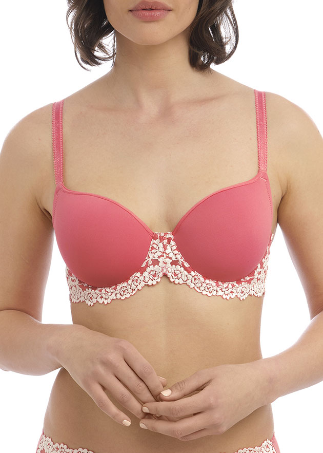 Soutien-gorge  Armatures Wacoal Faded Rose / White Sand