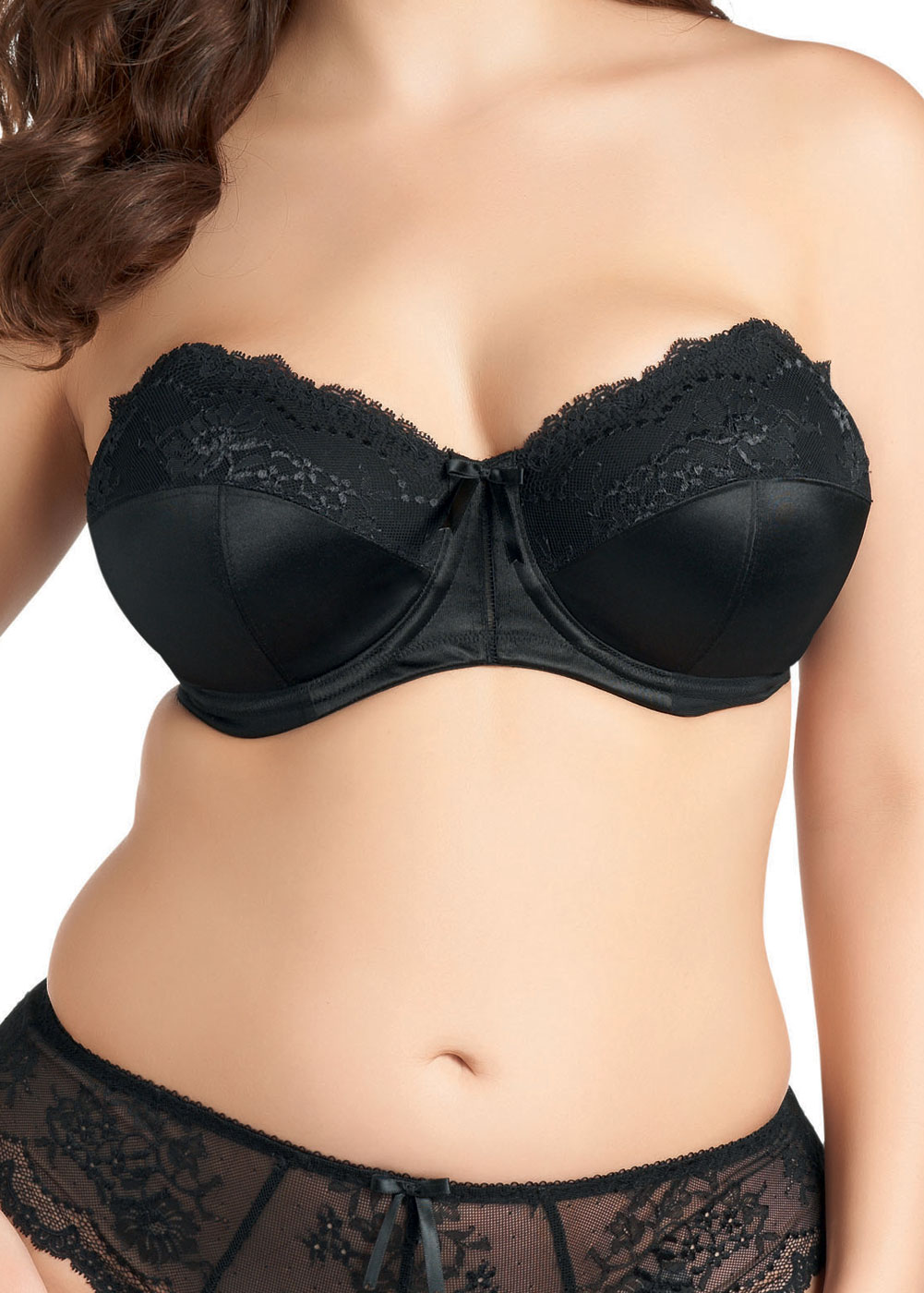 Soutien-gorge Bandeau  Armatures Elomi Black