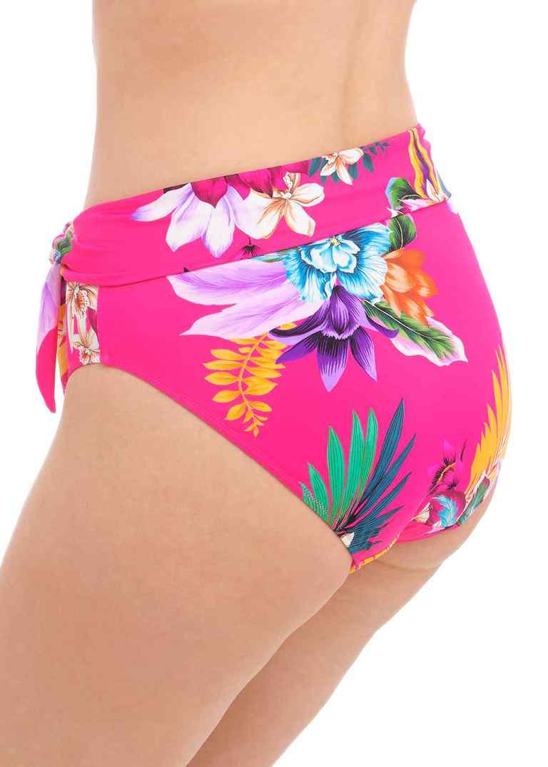 Slip Taille Haute Maillots de Bain Fantasie  Orchid