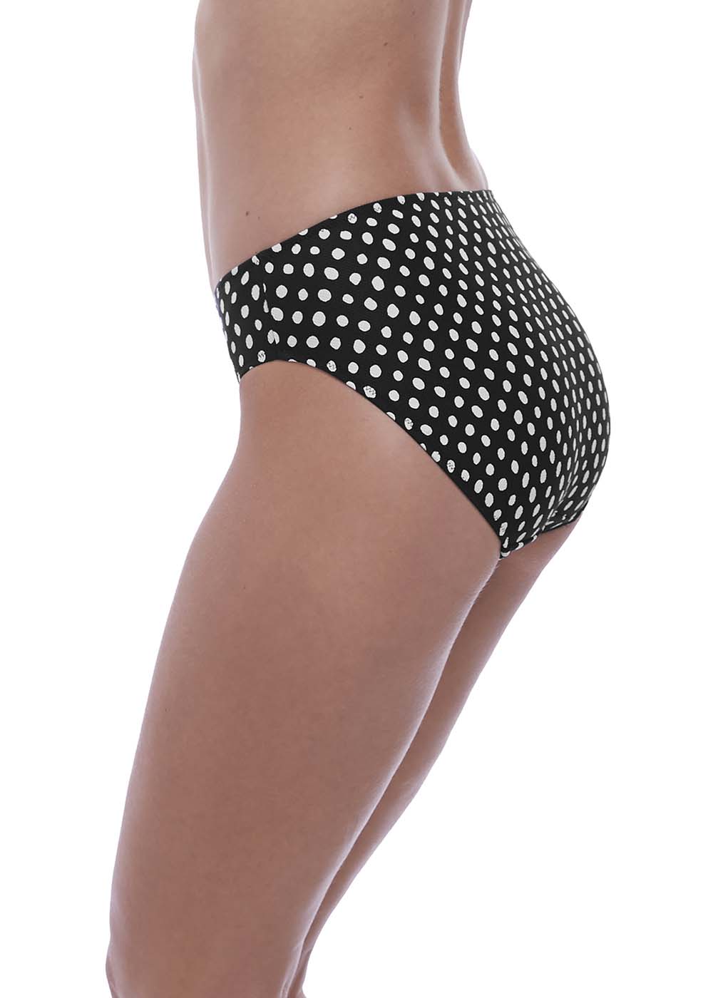 Slip Maillots de Bain Fantasie  Black and White