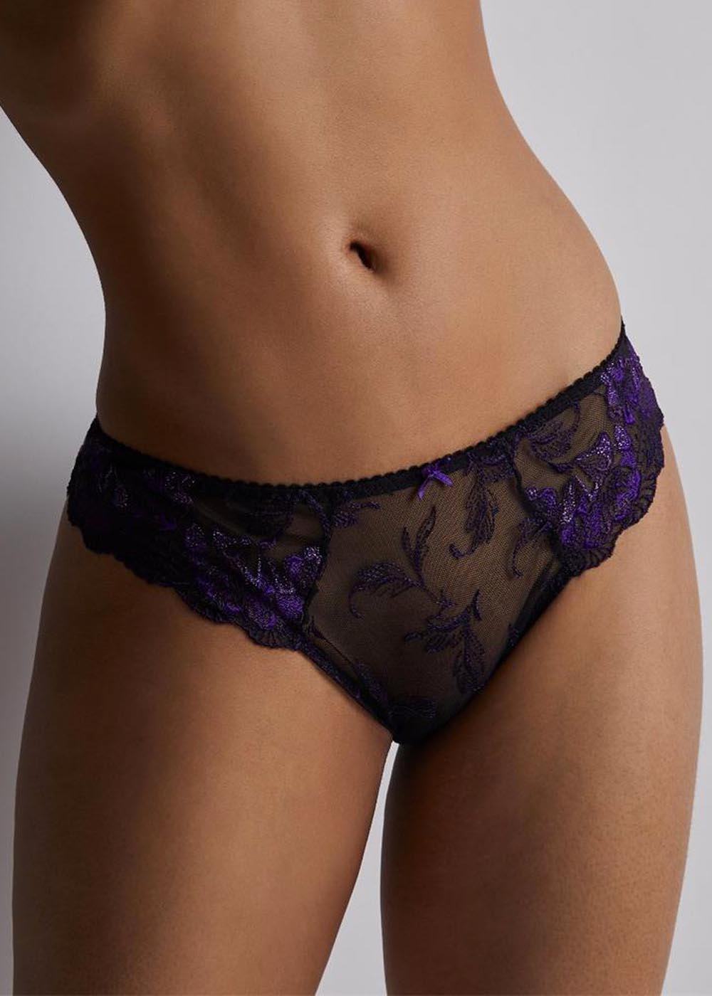 Slip Italien dark orchid rouge prodigieux taille T4 T6