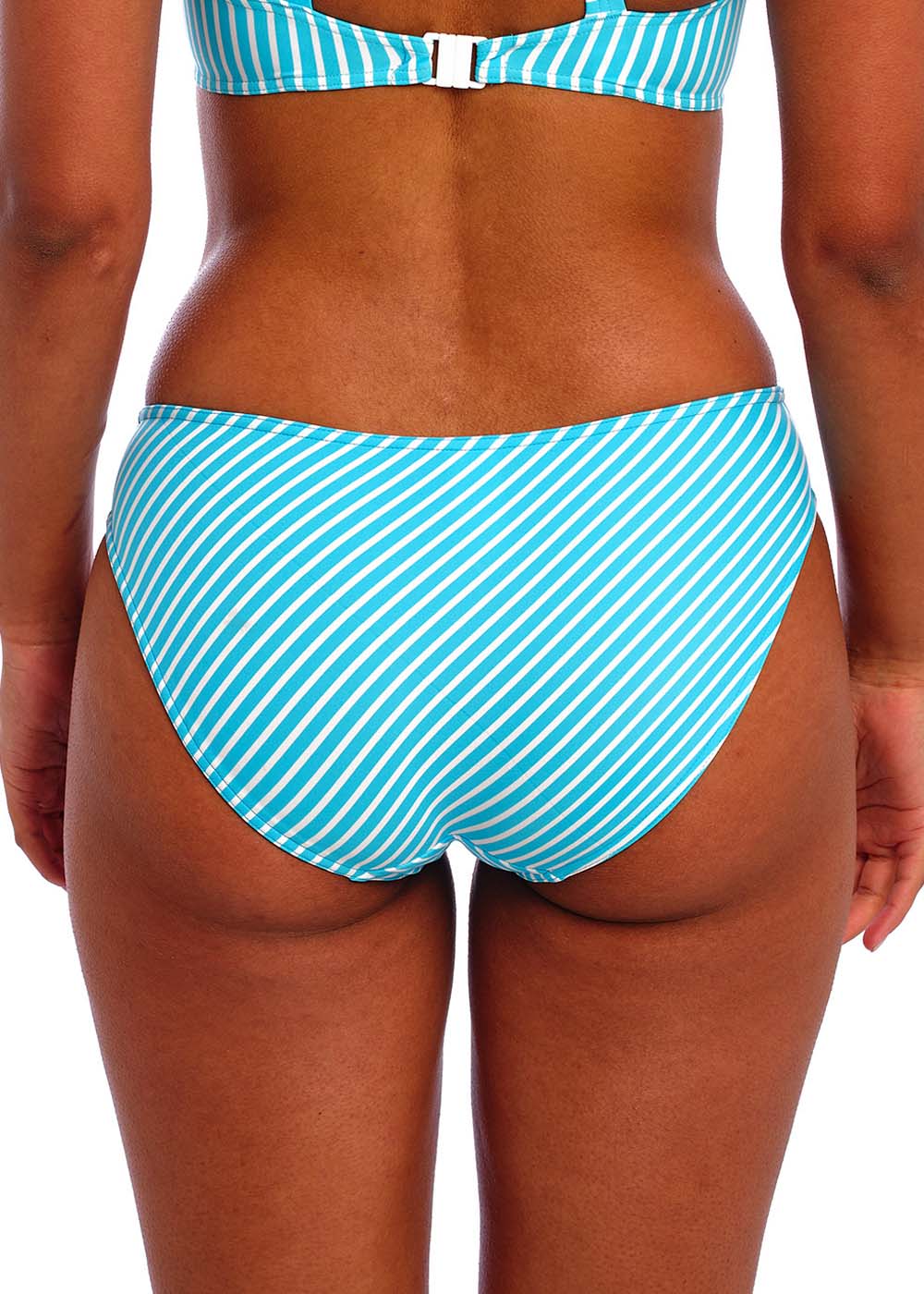 Bikini Slip Maillots de Bain Freya  Stripe Turquoise
