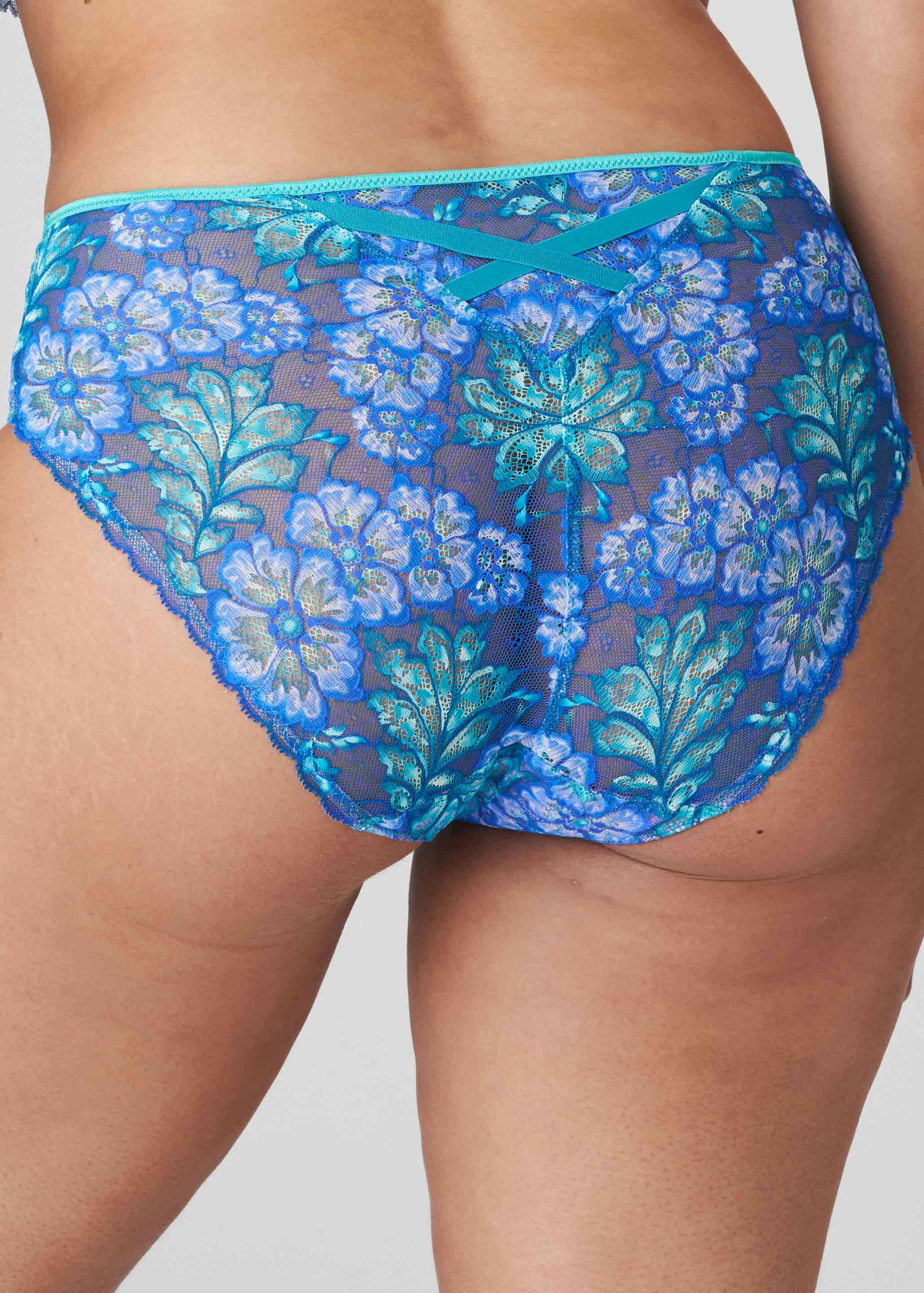 Slip Taille Haute Twist de Prima Donna Mermaid Blue