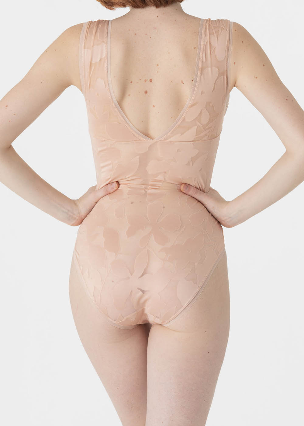 Body sans Armatures Maison Lejaby Rose Fum