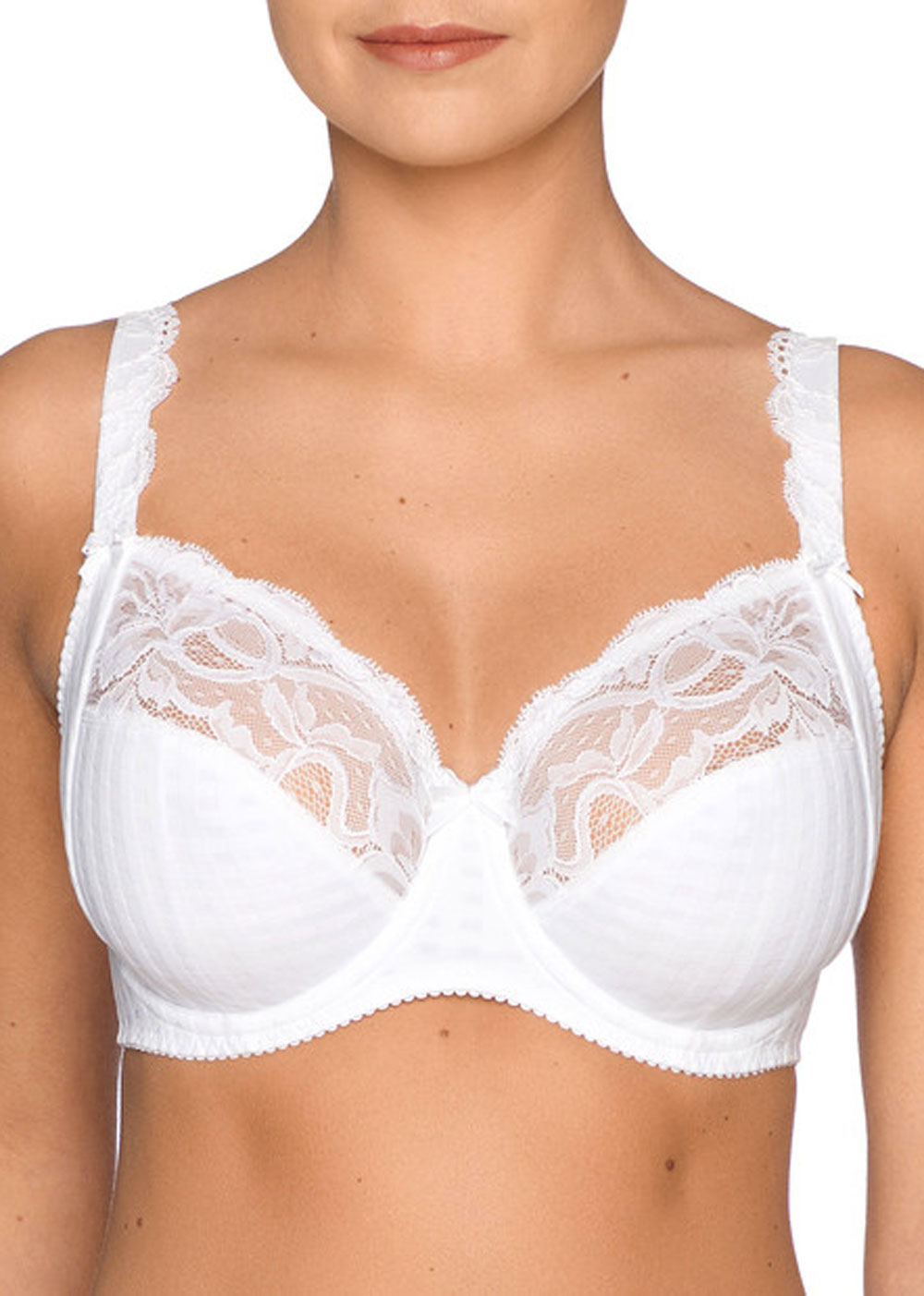 Soutien-gorge Embotant  Armatures Prima Donna Blanc