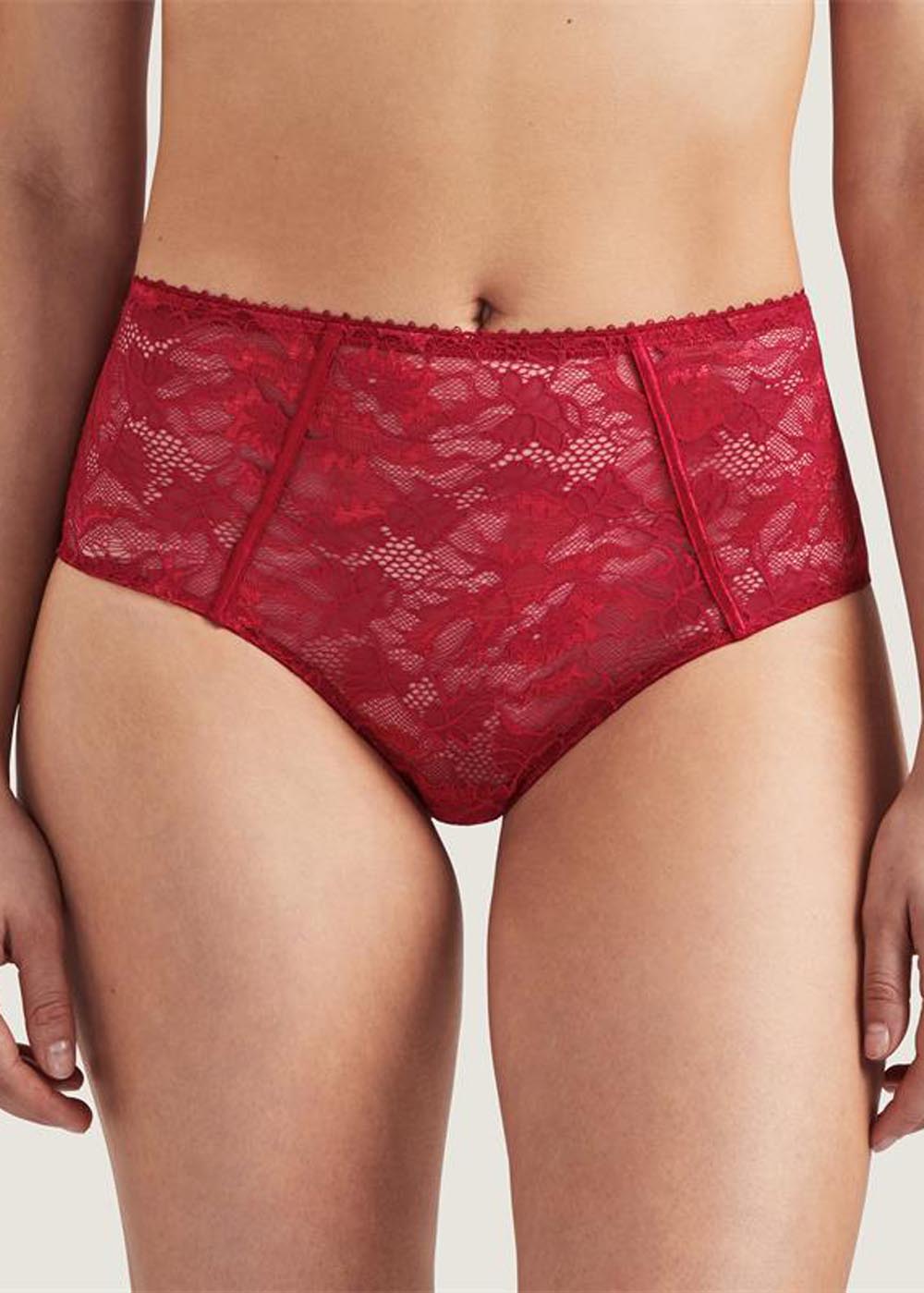 Culotte Taille Haute Aubade Rouge Amour
