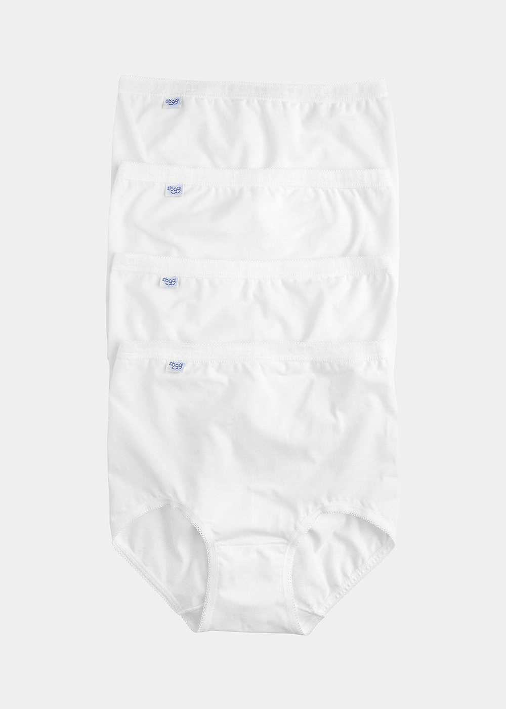 Lot de 4 slips Maxi Sloggi Blanc