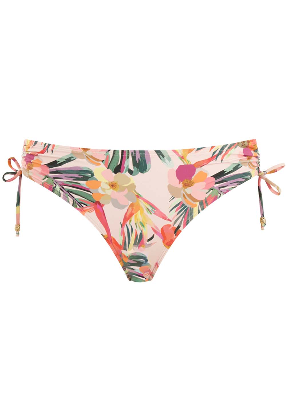 Slip de bain brsilien  nouettes Maillots de Bain Panache Pink Tropical