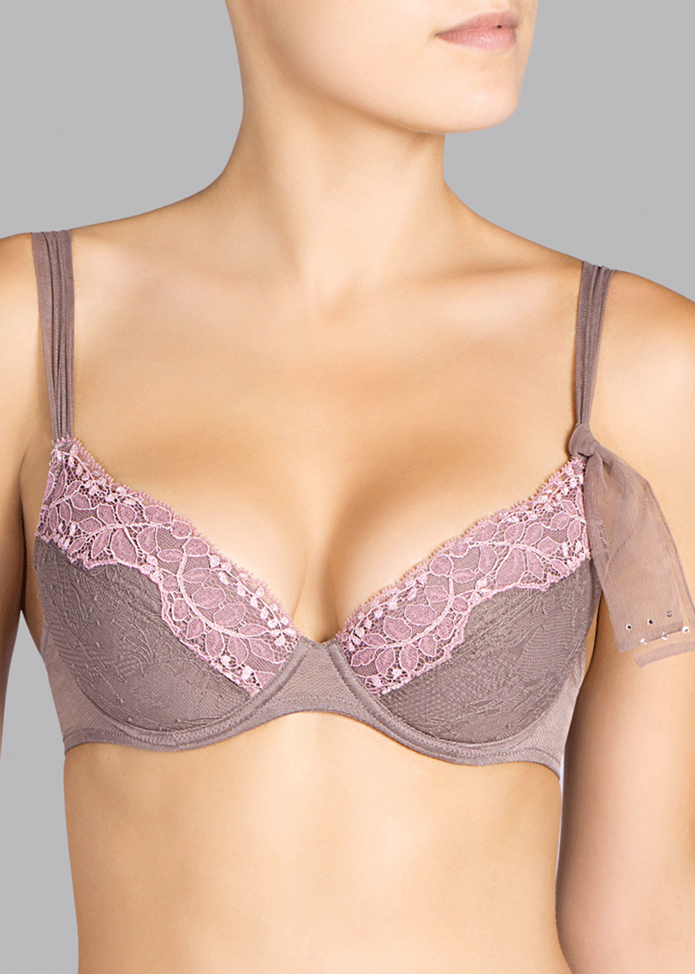 Soutien-gorge Push-up Andres Sarda Taupe